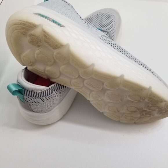 Skechers W/Ortholite Comfort Gray Shoes.   C2s1-12 - Picture 6 of 8